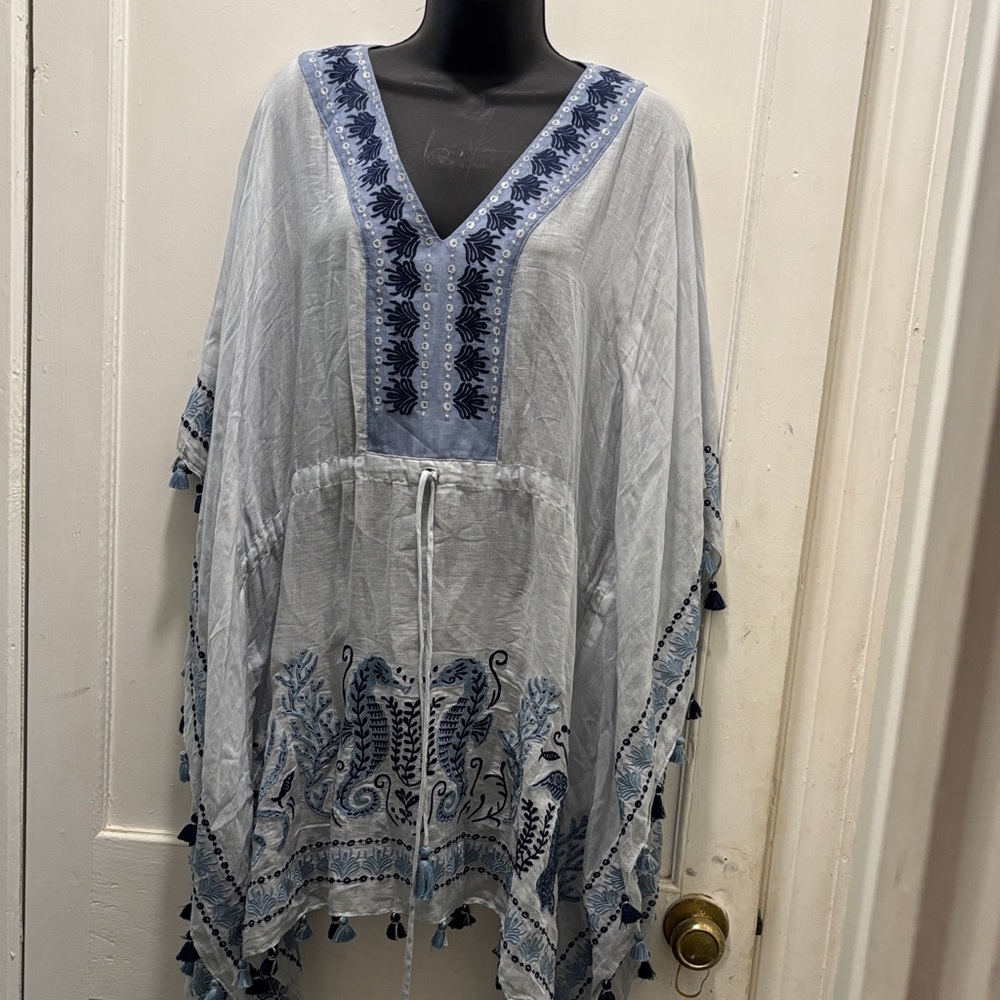 Spartina 449 Light Blue Fabric